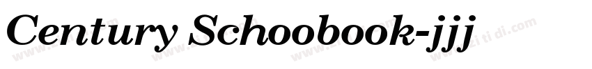 Century Schoobook字体转换